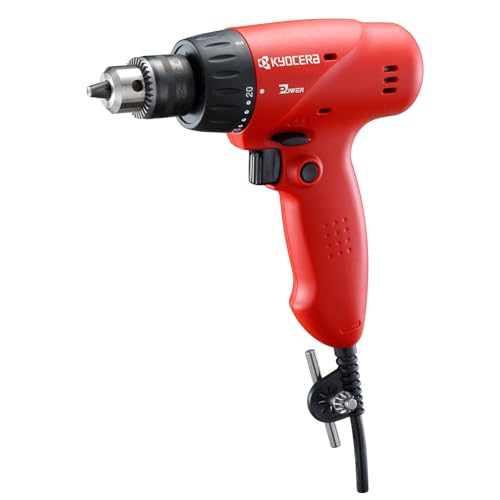 京セラ(Kyocera) 旧リョービ 可変速 ドライバードリル FDD-1000 646050A 【軽作業のネジ締め・ゆるめ・穴あけなど多様に使える】 最大穴あけ能力(鉄工)5mm・(木工)10mm ネジ締め能力3.8mm 最大締付トルク6.4N・m